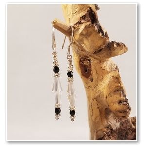 Swarovski & Sterling Silver Earrings